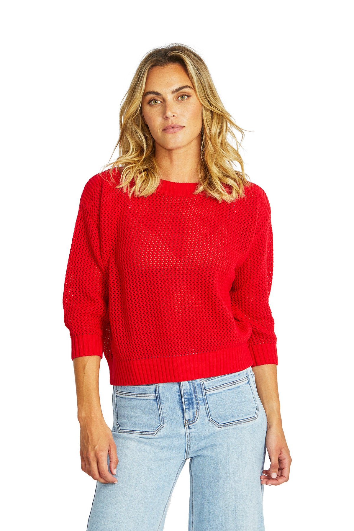 Ellie Open Knit Pullover