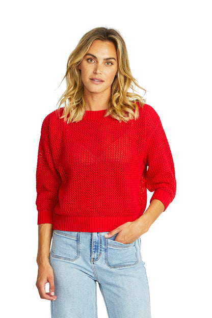 Ellie Open Knit Pullover