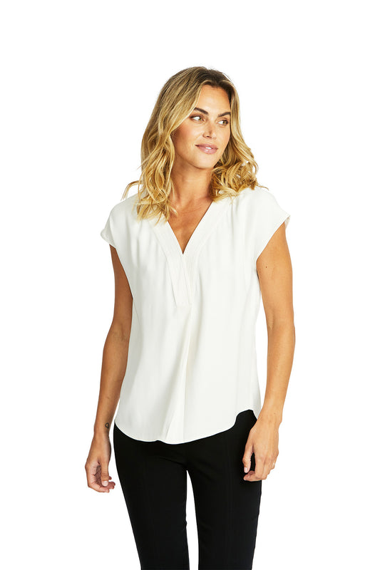 Helen V-Neck Slinky Top