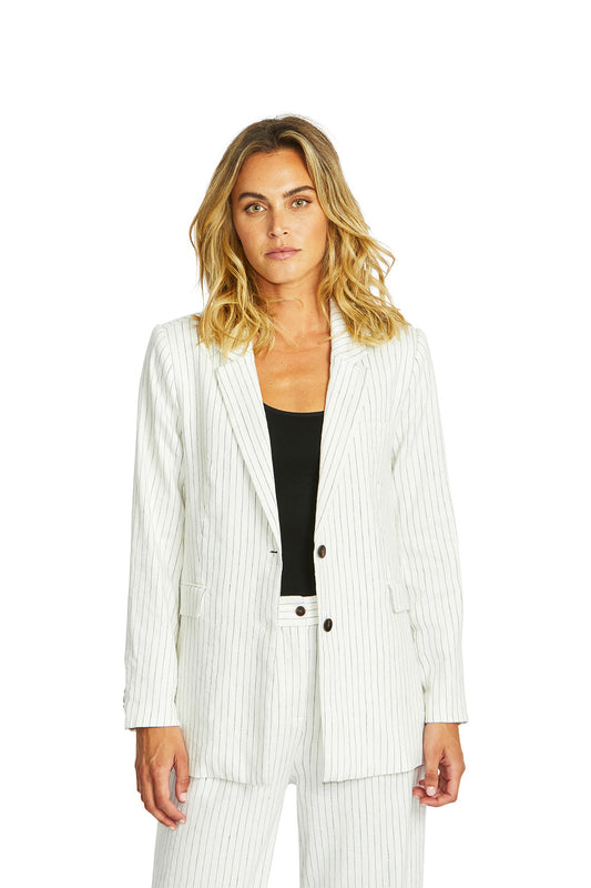 Amanza Pinstripe Blazer