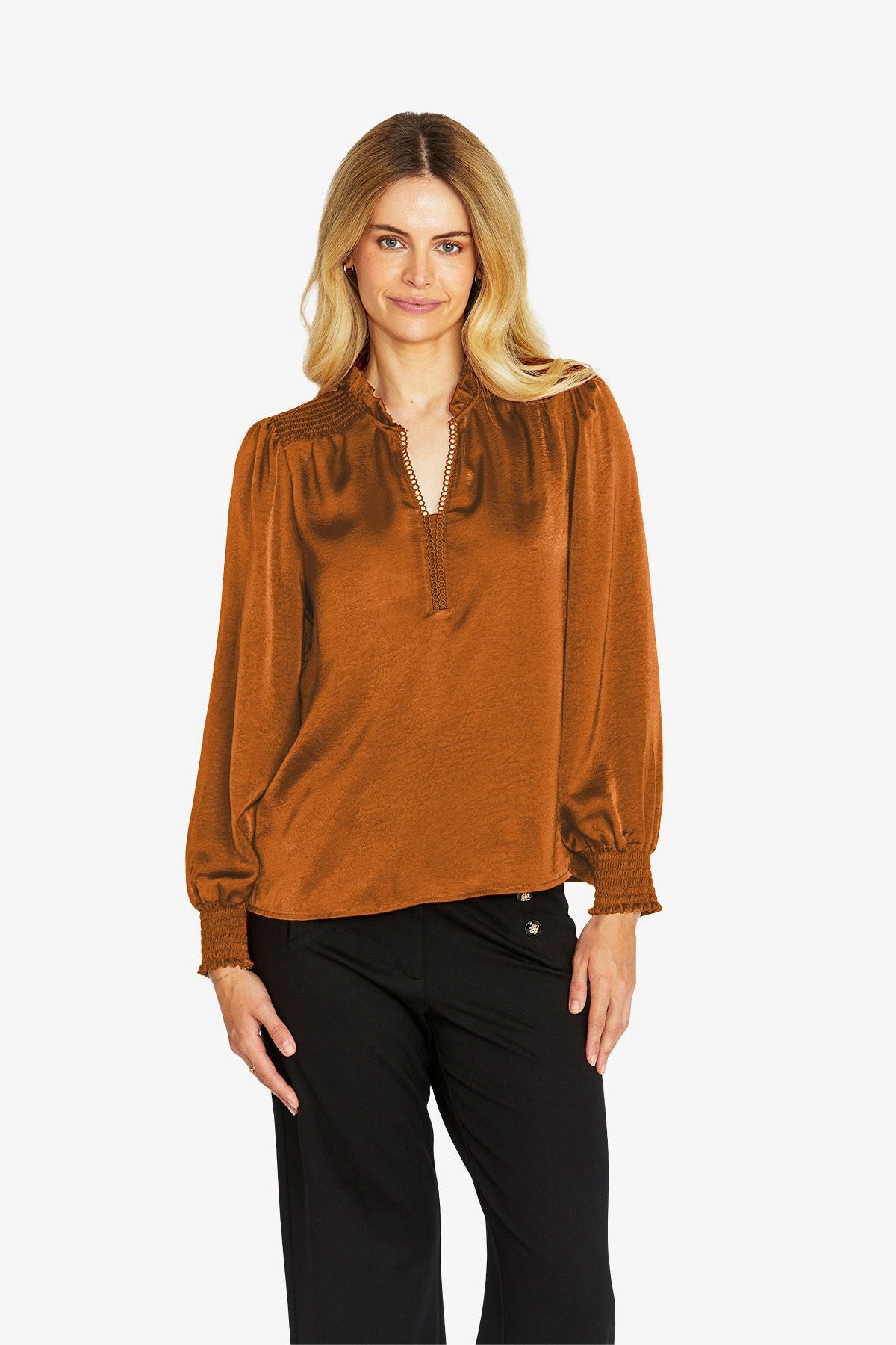 Nessa Shirred Blouse