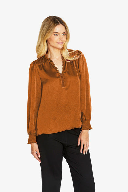 Nessa Shirred Blouse