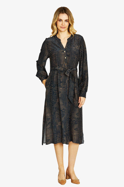 Alligator Midi Dress
