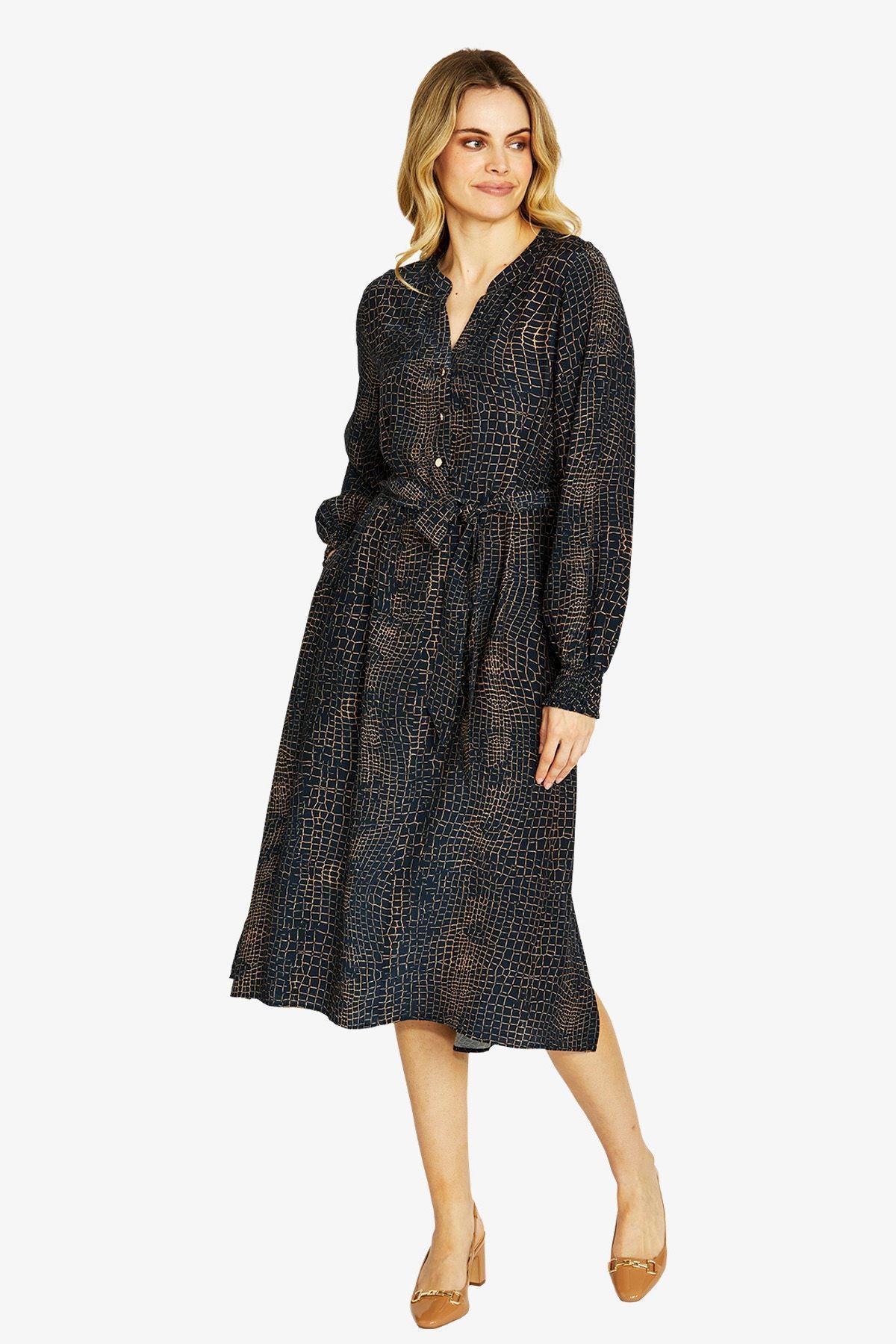Alligator Midi Dress