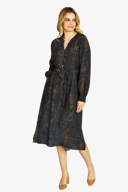Alligator Midi Dress