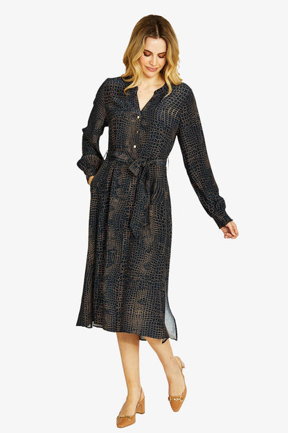 Alligator Midi Dress