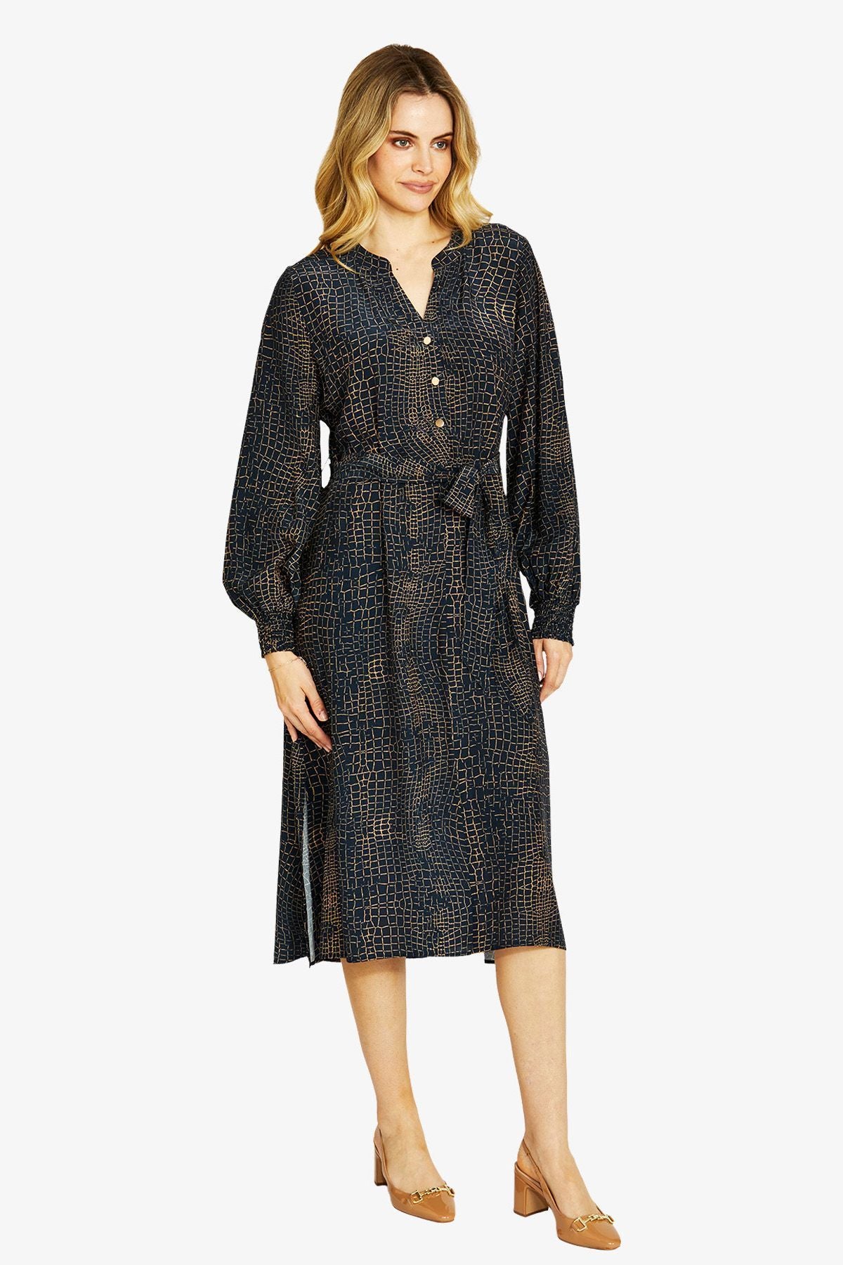 Alligator Midi Dress