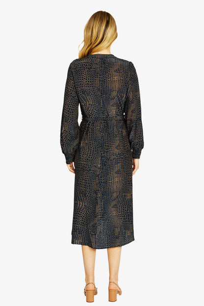 Alligator Midi Dress
