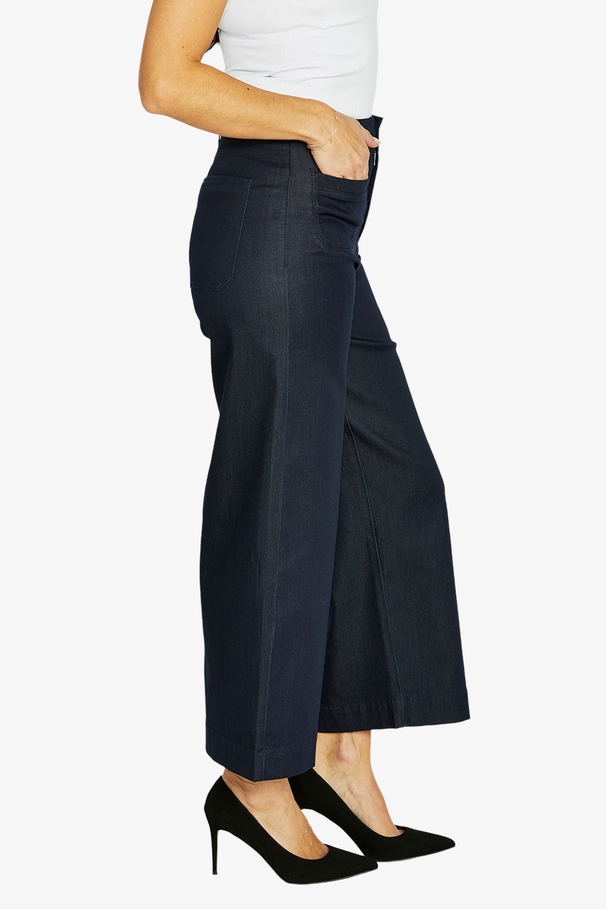 Denim Wide Leg Jean