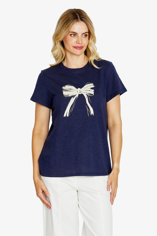 Katey Bow Print Tee