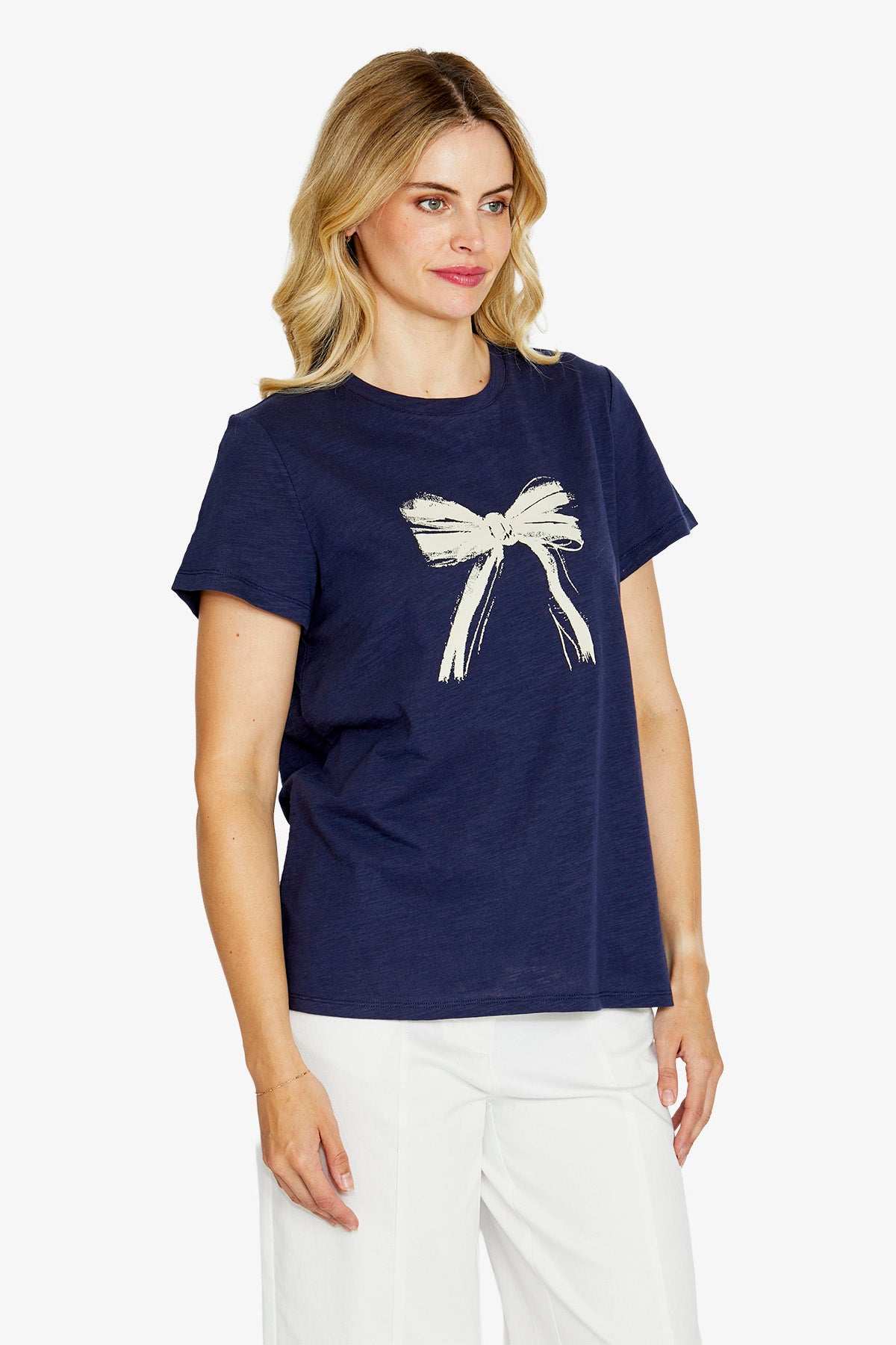 Katey Bow Print Tee
