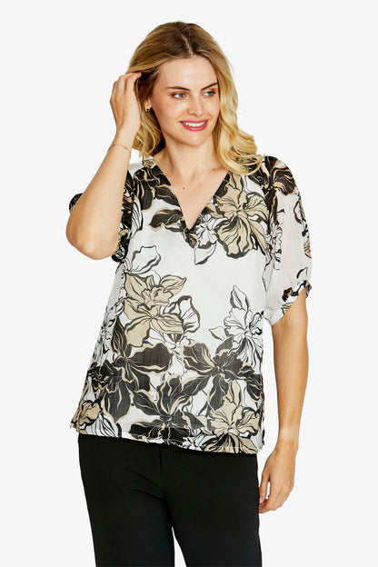 Eden Bubble Sleeve Top