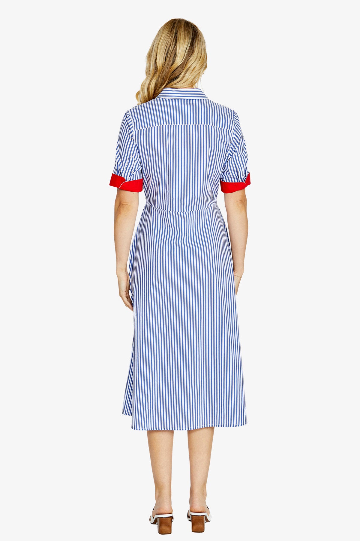 Kiera Tie Front Shirt Dress