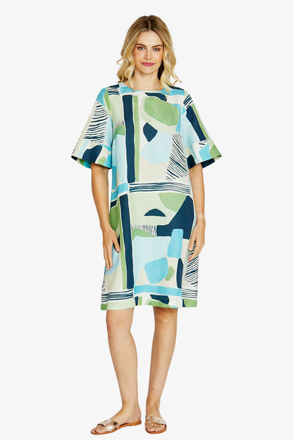 Hazel S/Slv Print Dress