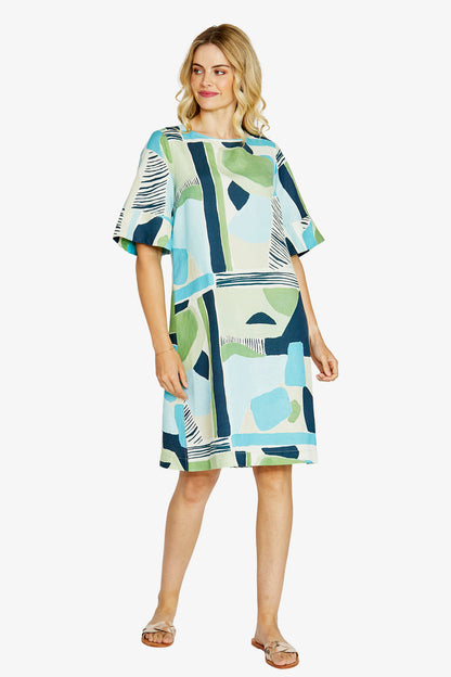 Hazel S/Slv Print Dress