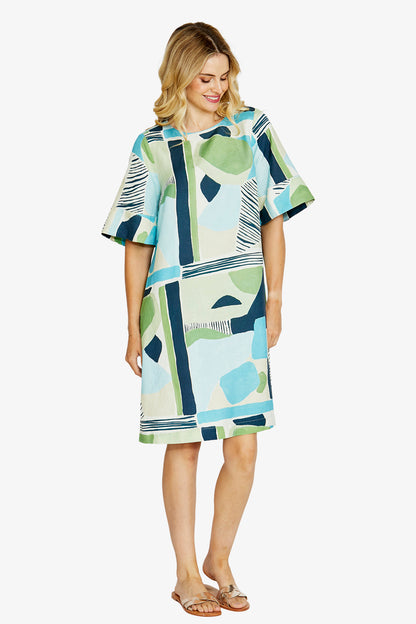 Hazel S/Slv Print Dress