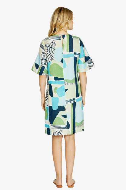 Hazel S/Slv Print Dress
