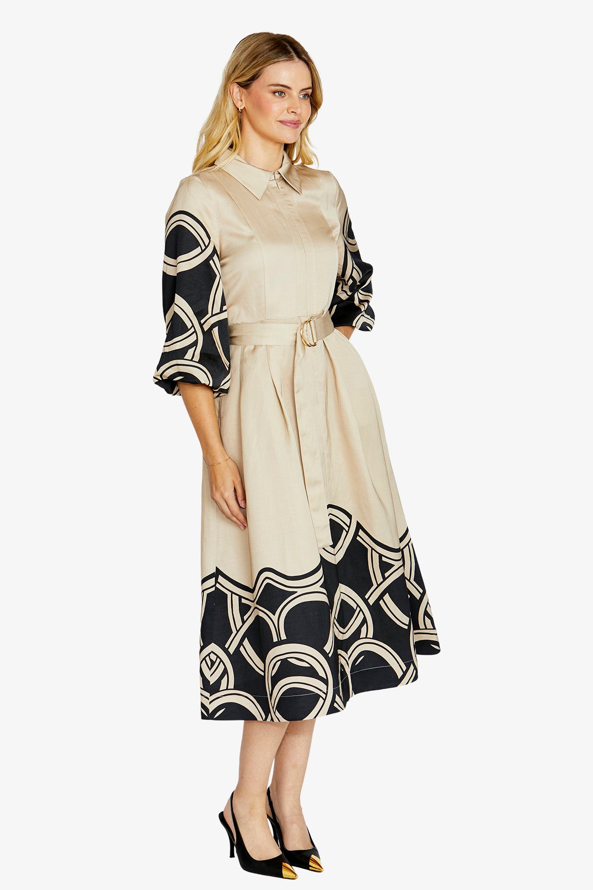 Jasmine Swirl Print Dress