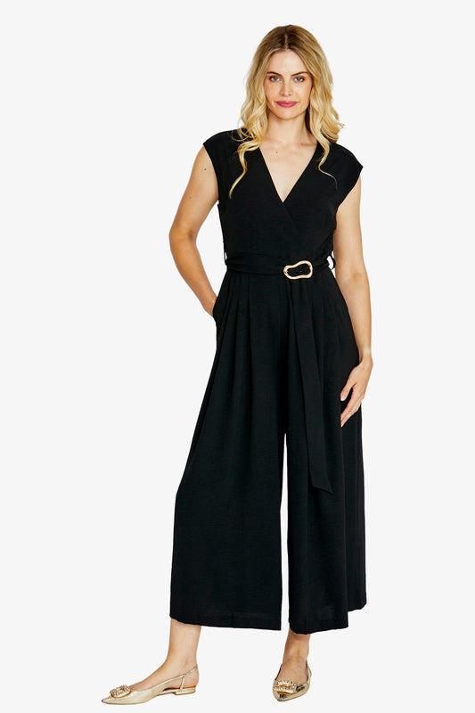 Avery Wrap Sl/Less Jumpsuit