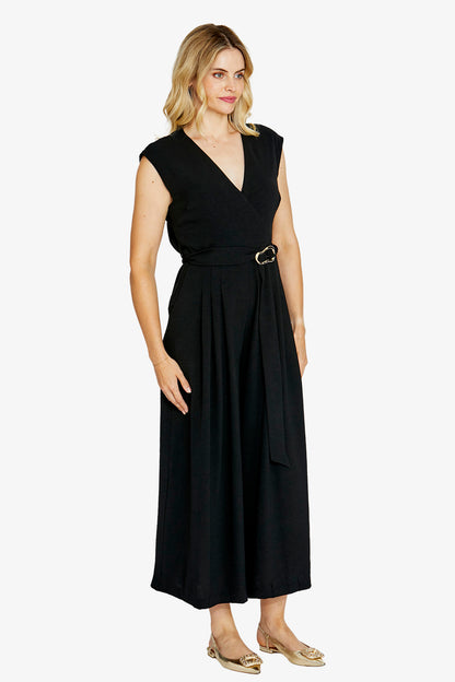Avery Wrap Sl/Less Jumpsuit