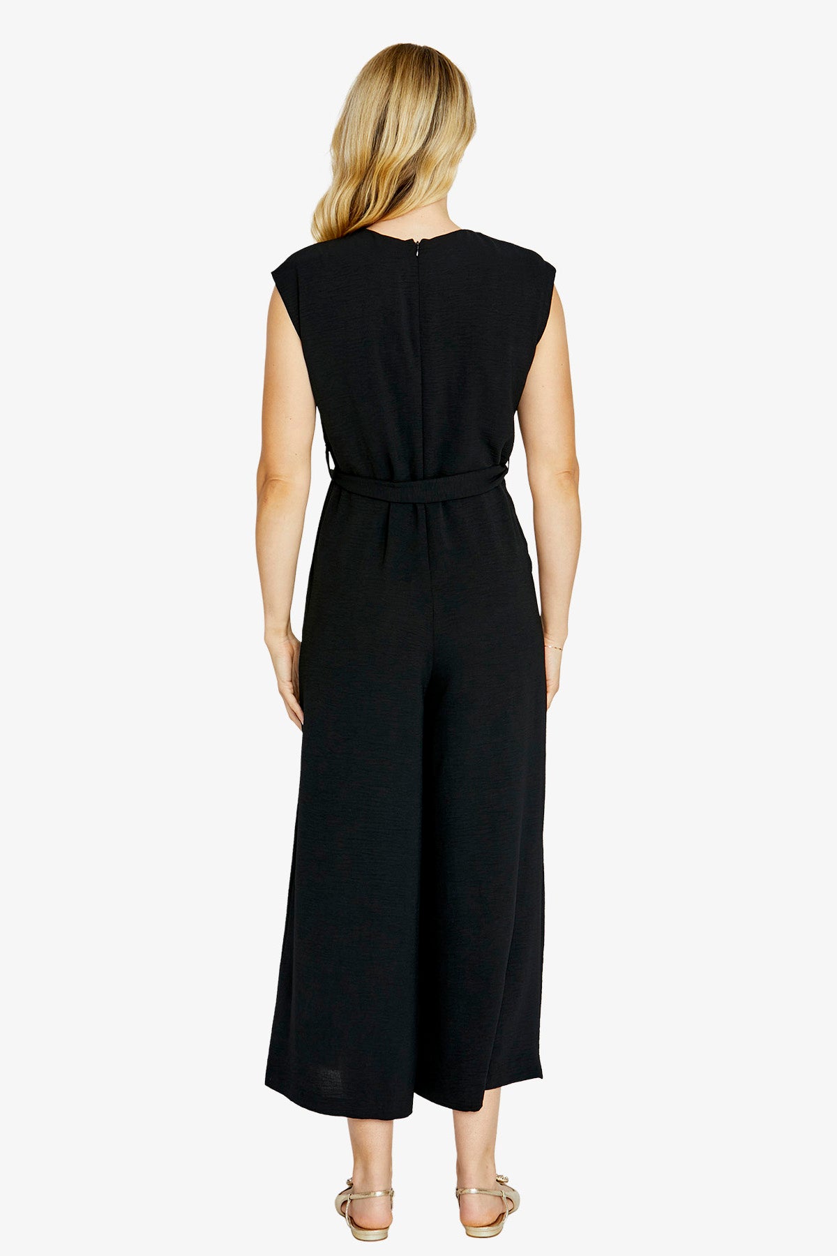 Avery Wrap Sl/Less Jumpsuit