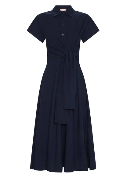 Elina Wrap Shirt Dress
