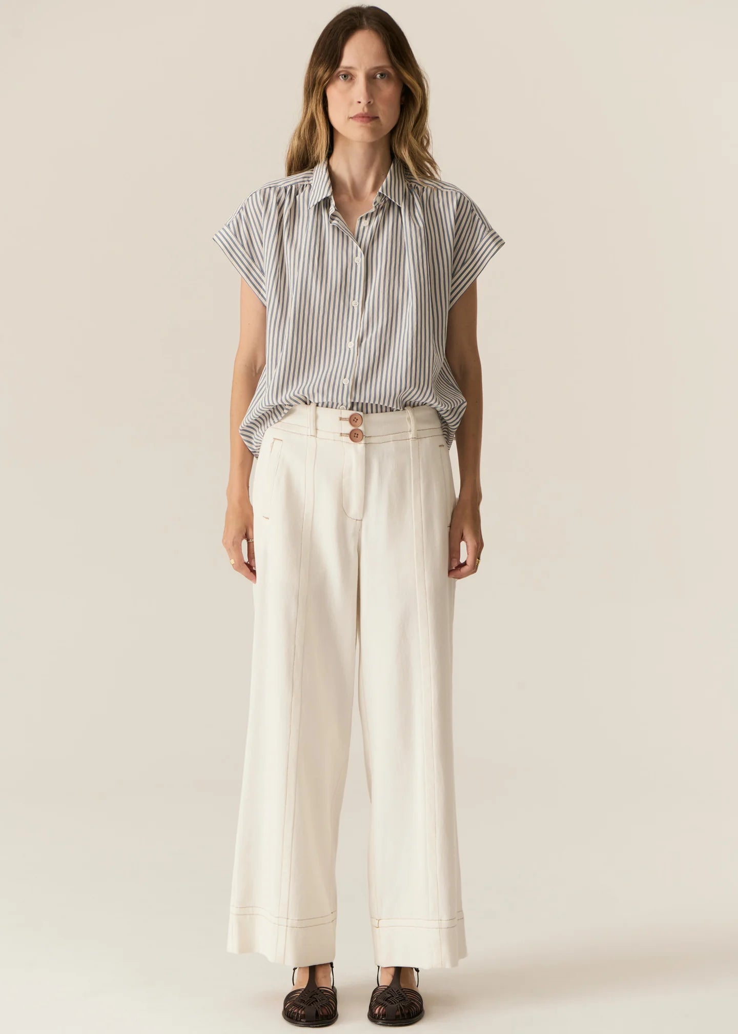 Vera Cap Sleeve Shirt