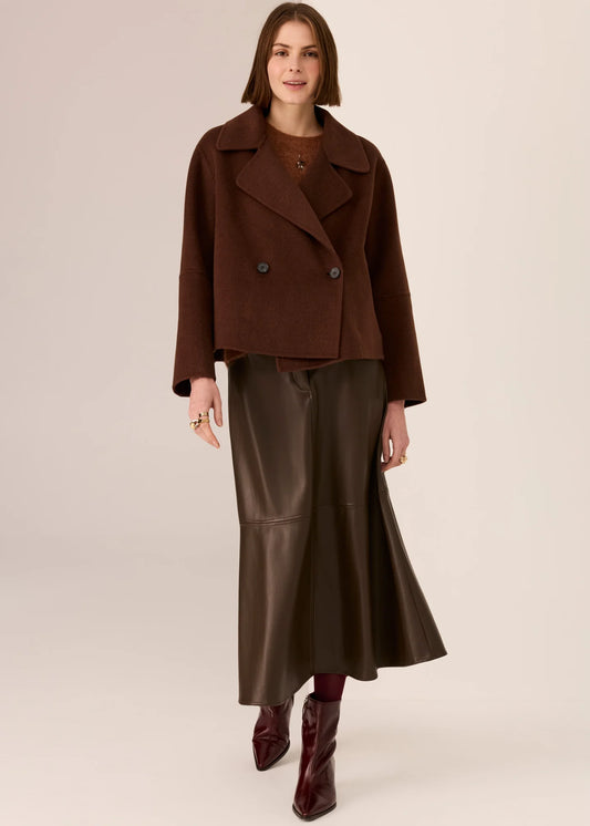 Cohen Cropped Wool Coat