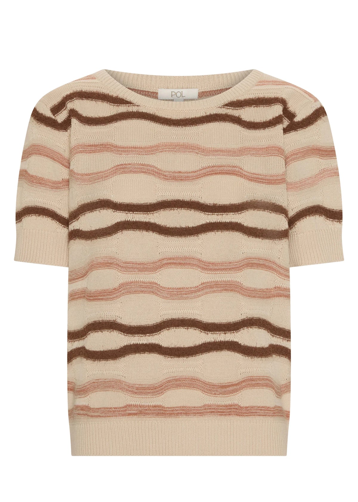 Liana Tee Textured Stripe
