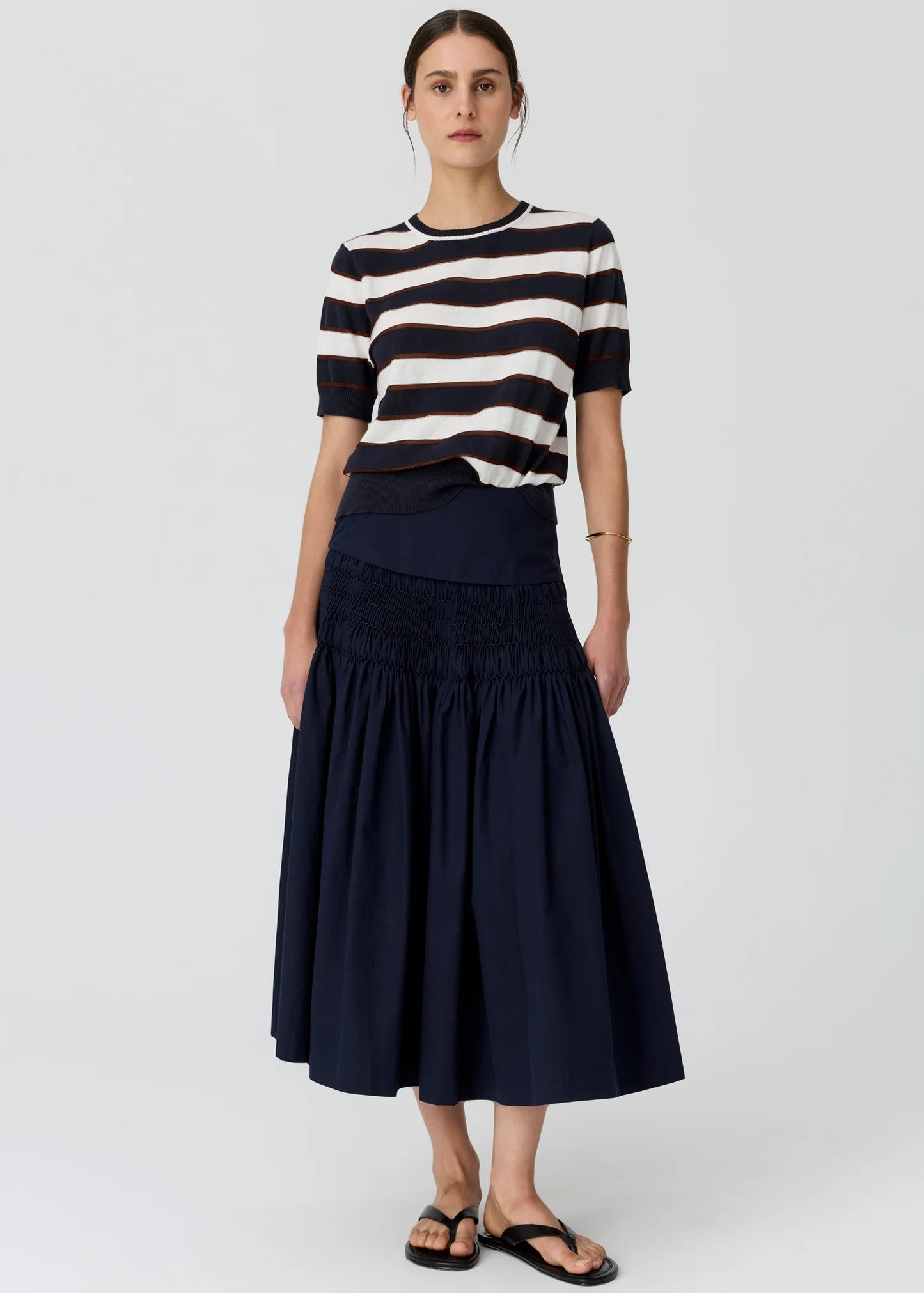 Darcey Stripe Knit Tee