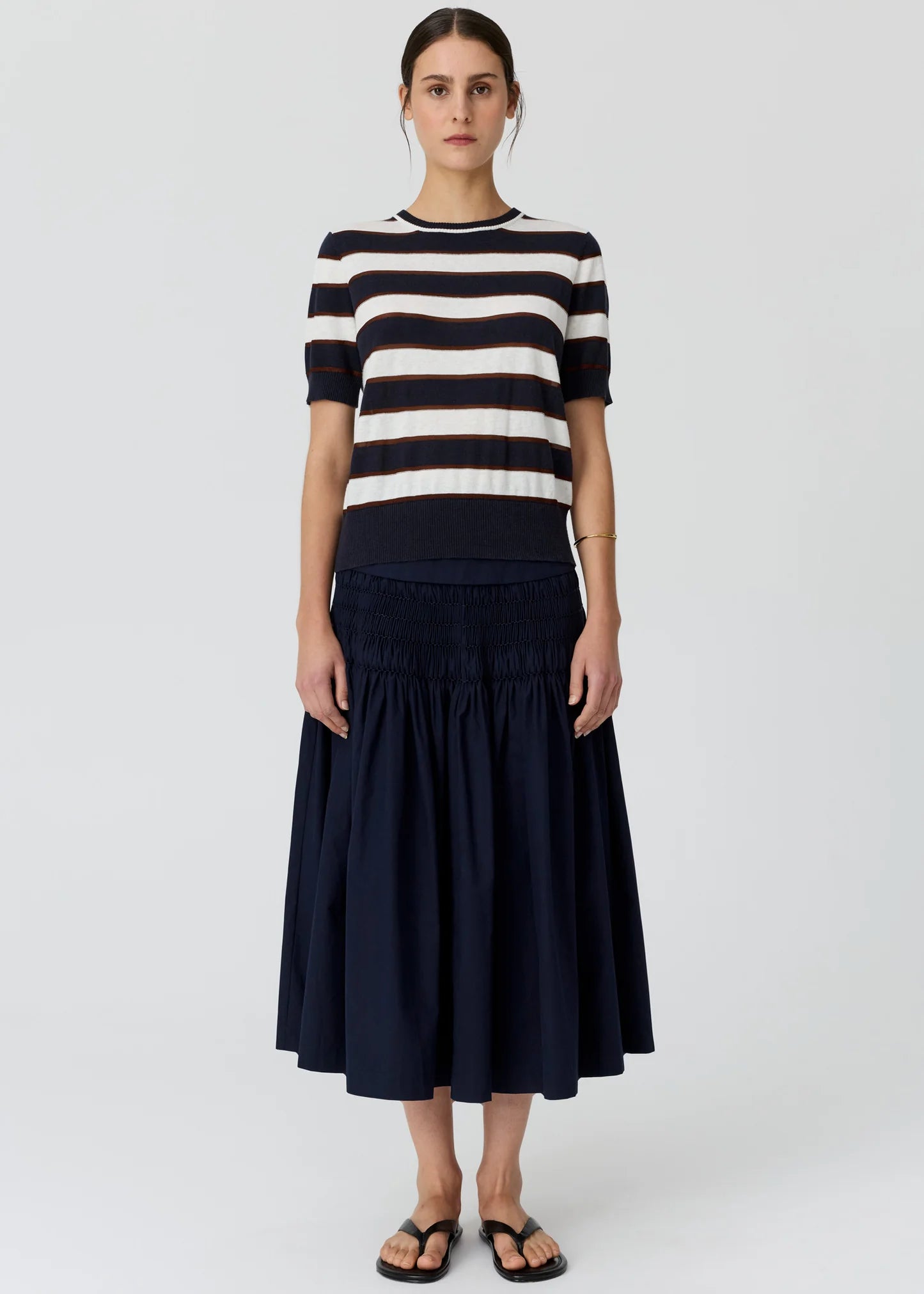 Darcey Stripe Knit Tee