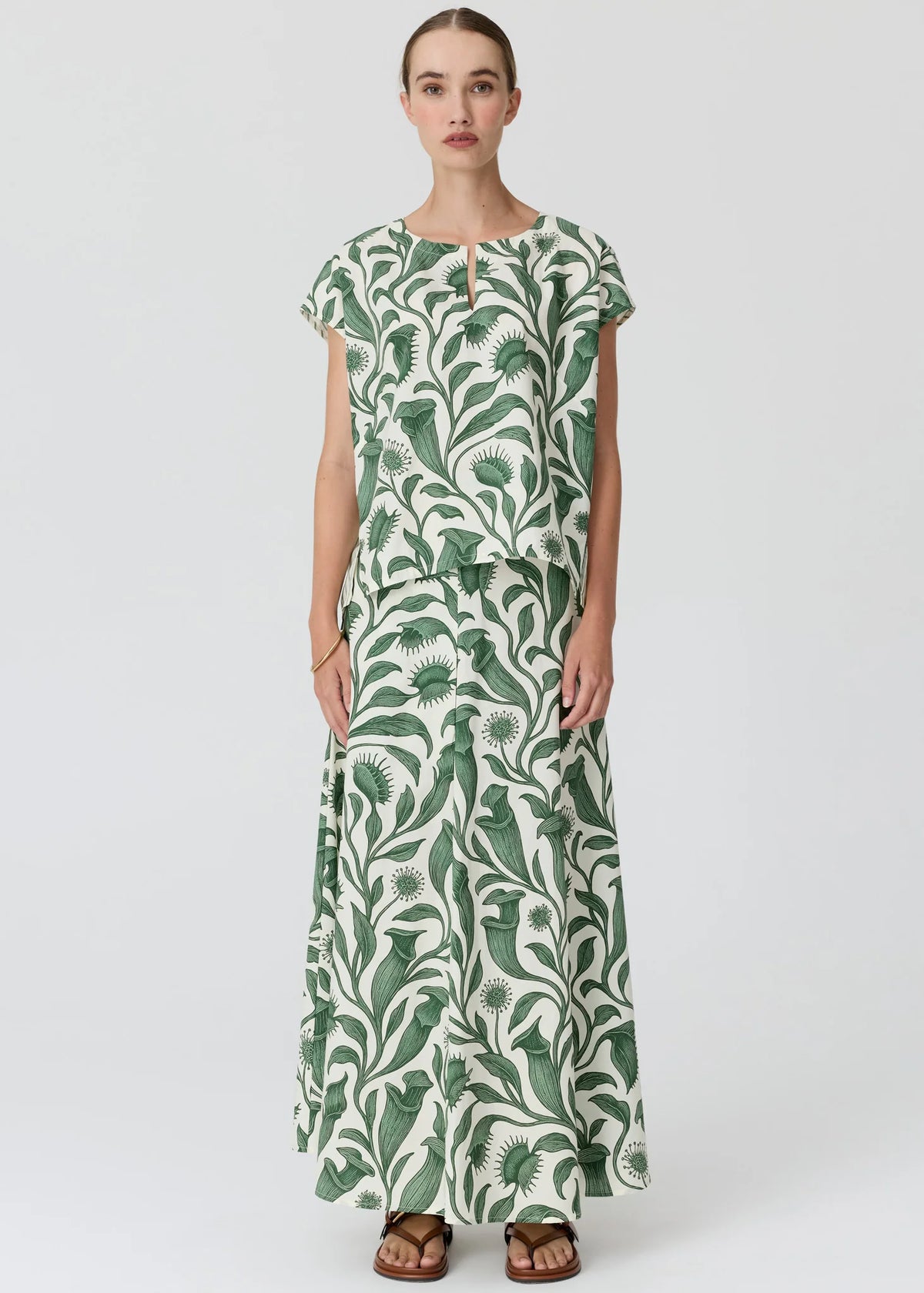Botanica Top with Contrast Back
