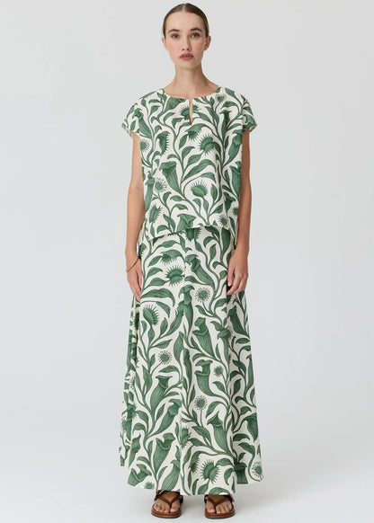 Botanica Top with Contrast Back