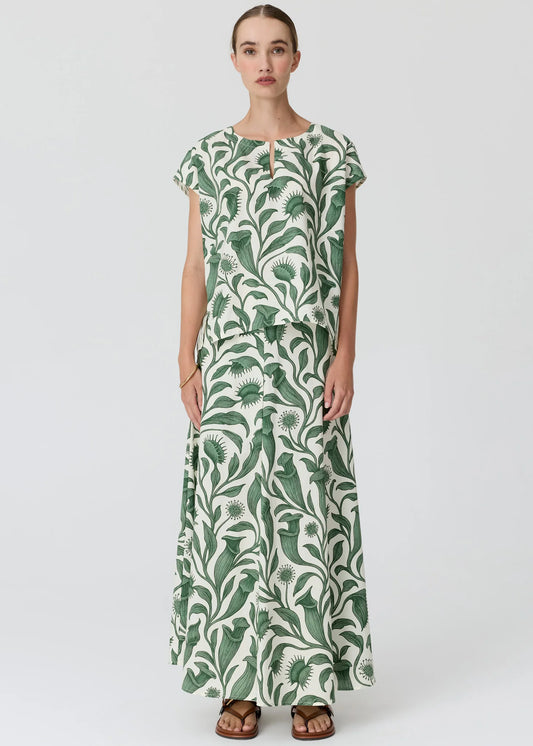 Botanica Top with Contrast Back