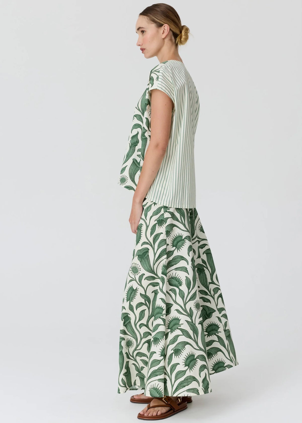 Botanica Top with Contrast Back
