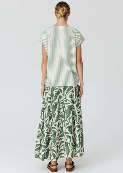 Botanica Top with Contrast Back