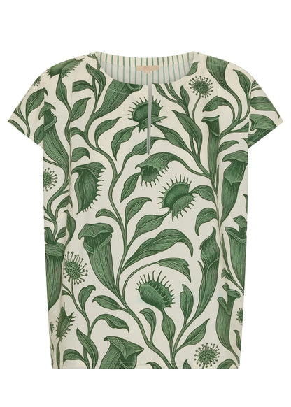 Botanica Top with Contrast Back