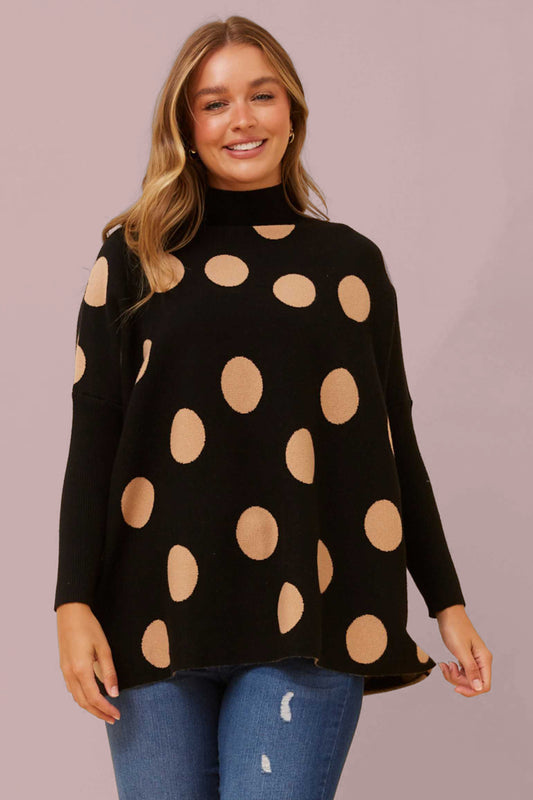 Spot Loose Fit Jumper