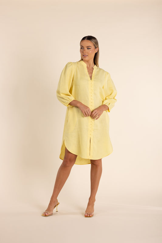 Linen Shirt Dress