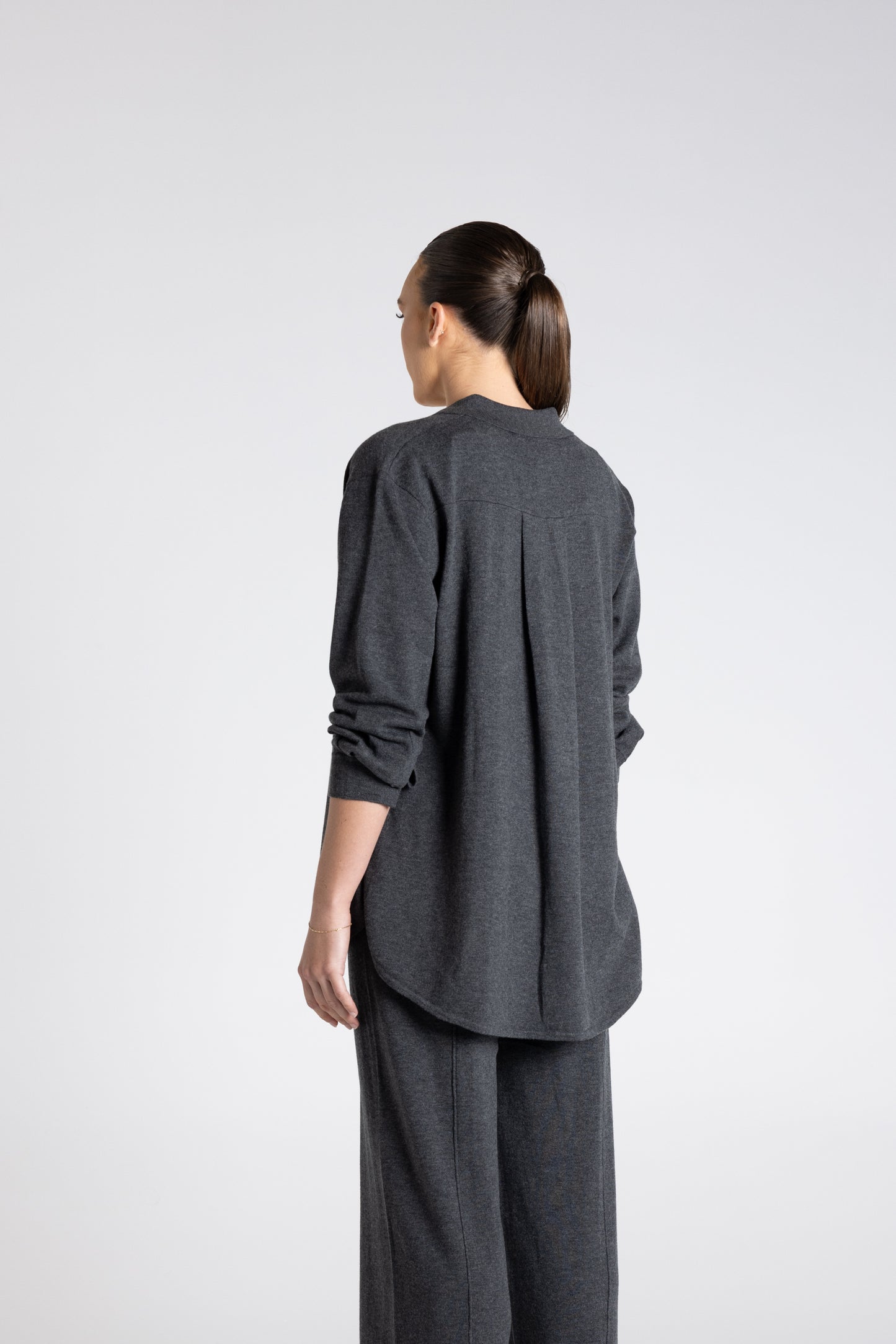 Knit Shirt-Dropped Shoulder